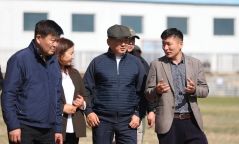 Монгол Улсын Ерөнхийлөгч У.Хүрэлсүх “Хүнсний хувьсгал”-ын хүрээнд Дархан-Уул аймагт ажиллалаа