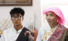 БНХАУ-д "Улаанбаатарын үдэш" дуугаар нэрд гараад байгаа ээж, хүү хоёр Монголд иржээ