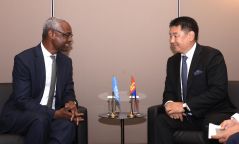 Монгол Улсын Ерөнхийлөгч У.Хүрэлсүх НҮБ-ын Цөлжилттэй тэмцэх конвенцын Гүйцэтгэх нарийн бичгийн даргатай уулзав