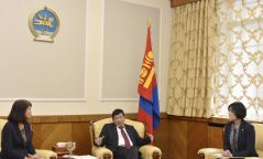 Д.Лүндээжанцан Жайка-ийн Монгол дахь Төлөөлөгчийн газрын даргыг хүлээн авч уулзлаа