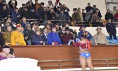 Ерөнхийлөгчийн нэрэмжит цомын төлөөх барилдаанд Монгол Улсын харцага Б.Бат-Өлзий түрүүллээ