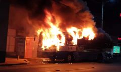 НОБГ: Мөнгөн завъяагийн автобусны буудлын орчимд автобус шатсаны улмаас түлэгдсэн хүн байхгүй