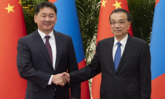 Монгол Улсын Ерөнхийлөгч У.Хүрэлсүхэд БНХАУ-ын Төрийн зөвлөлийн Ерөнхий сайд Ли Көчян бараалхав