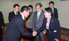 Япон Улсын Гадаад хэргийн сайд Т.Коно-гийн Монгол Улсад албан ёсны айлчлал өндөрлөлөө