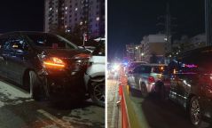 Согтууруулах ундаа хэрэглэсэн жолооч дөрвөн автомашин мөргөжээ