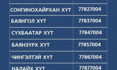 УБЦТС ТӨХК хэрэглэгчийн санал, хүсэлтийг авах нэмэлт дугааруудыг ажиллуулж эхэллээ
