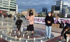 Монголын эмэгтэйчүүдийн холбоо тайван жагсаалд нэгдлээ