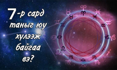 Долдугаар сарын өрнийн  зурхай