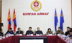 Булган аймагт ажиллаж, Онцгой комиссын өргөтгөсөн хуралдааныг хийлээ