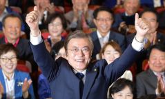 Өмнөд Солонгосын ерөнхийлөгчөөр Мүүн Жэ Ин сонгогдлоо