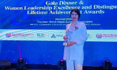 МЭХ-ны Ерөнхийлөгч Б.Оюунгэрэл "Women Leadership Excellence Lifetime Achieveme" шагнал гардлаа
