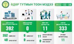 Баярын өдөр ГССҮТ-ийн яаралтай хүлээн авах тасгаар 392 иргэн үйлчлүүлжээ