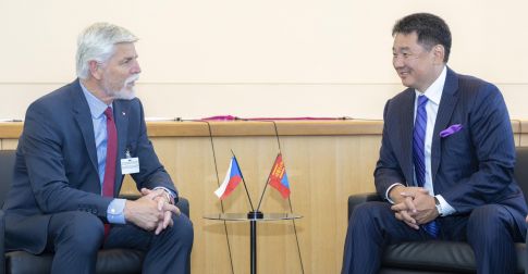 Монгол Улсын Ерөнхийлөгч У.Хүрэлсүх Бүгд Найрамдах Чех Улсын Ерөнхийлөгчтэй уулзав